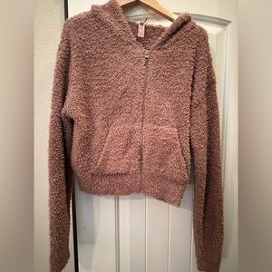 SKIMS Cozy Knit Zip Up Hoodie